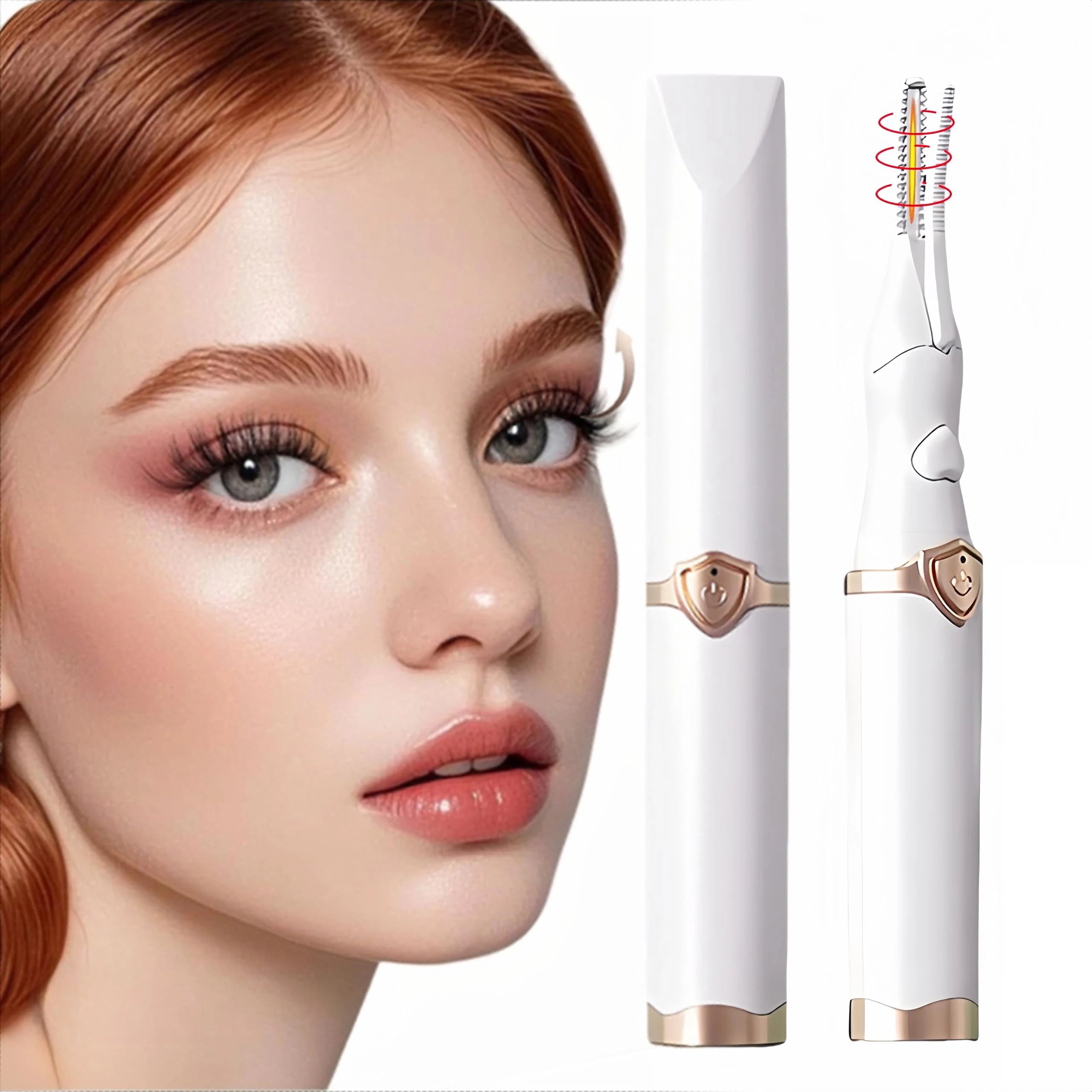 Glowvera™ Heated Eyelash Curler
 2-in-1 Clip-Type Design 3 Temperature Modes USB Rechargeable Electric Eyelash Curler for Women Girls Gift